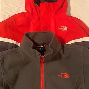 Two North Face Coats.